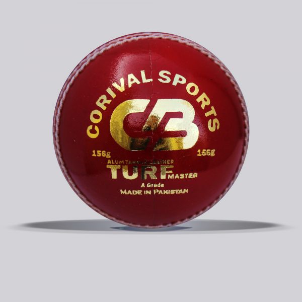 CB Turf Master Alum Tanned | Leather Ball for international Cricket 4 Pcs Leather Ball | Best Quality Cow Hide Natural cork wood center with 5 layers of cork / wool Available in White, Red, Pink and Orange Color Weight Available: 156gm, 142gm & 136gm Hand Stitched Ball Perfect For ODI Cricket  Call | Whatsapp | Inbox @ +92 303 7346993  Web : www.corivalsports.com Email: jawadzafar@corivalsports.com