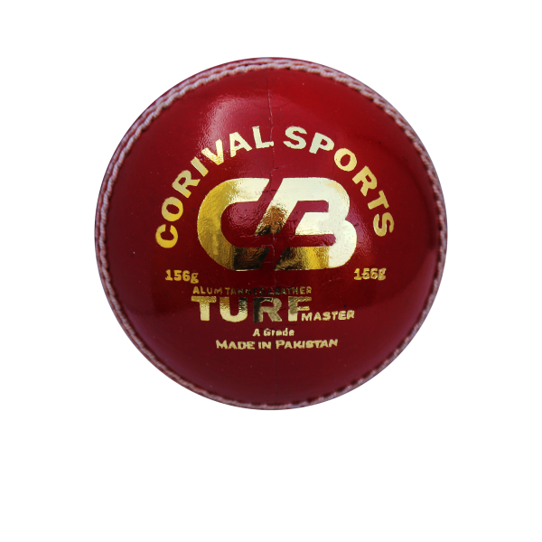 CB Turf Master Alum Tanned | Leather Ball for international Cricket 4 Pcs Leather Ball | Best Quality Cow Hide Natural cork wood center with 5 layers of cork / wool Available in White, Red, Pink and Orange Color Weight Available: 156gm, 142gm & 136gm Hand Stitched Ball Perfect For ODI Cricket  Call | Whatsapp | Inbox @ +92 303 7346993  Web : www.corivalsports.com Email: jawadzafar@corivalsports.com