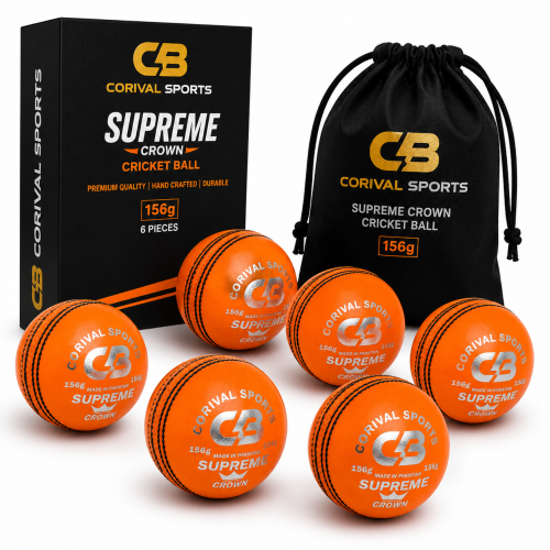 Premium Leather Cricket Ball | Corival Sports