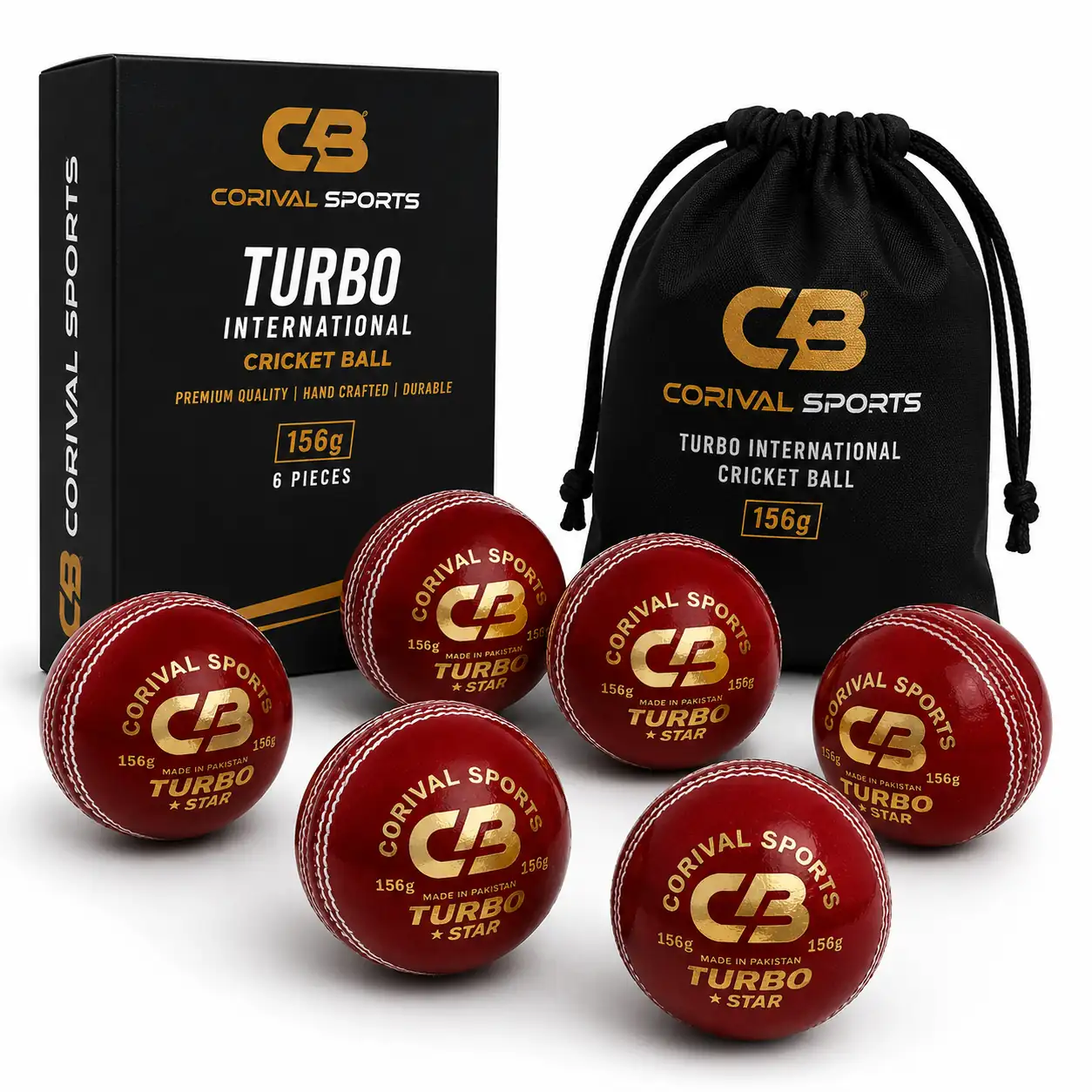 Premium Leather Cricket Ball