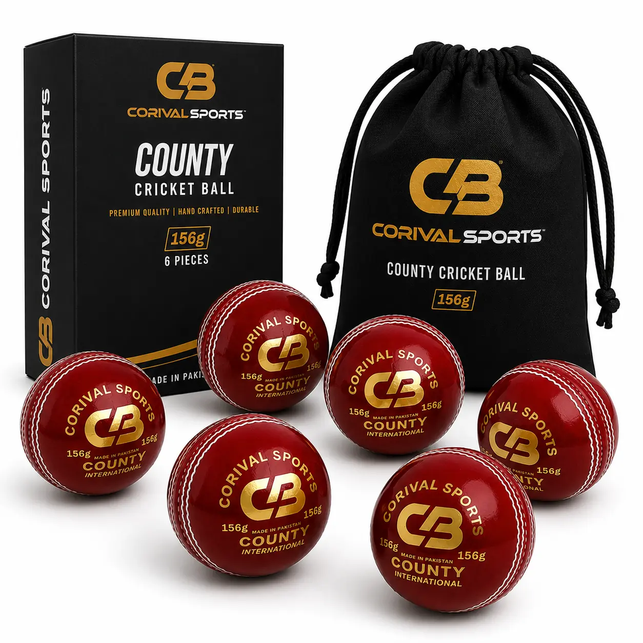 Premium Leather Cricket Ball